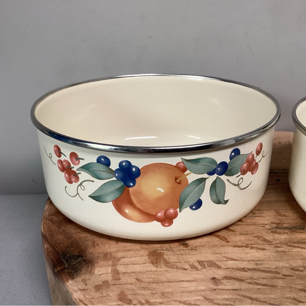 🟠 Vintage set of 2 - Corelle Coordinates Bowls by Lincoware for Corning - Picture 3 of 14